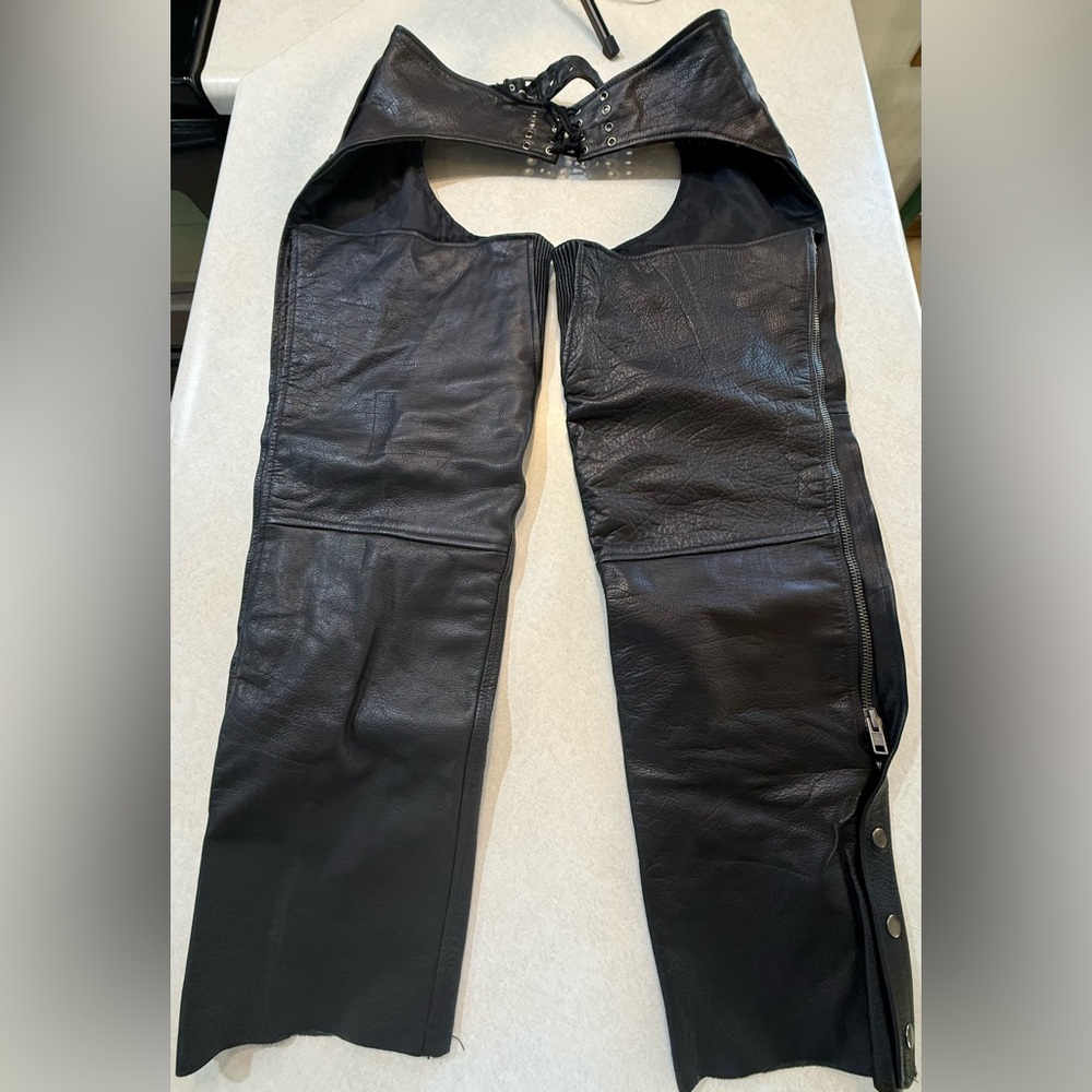 Leather Dream Apparel Men's Black Chaps/Pants SizeXL